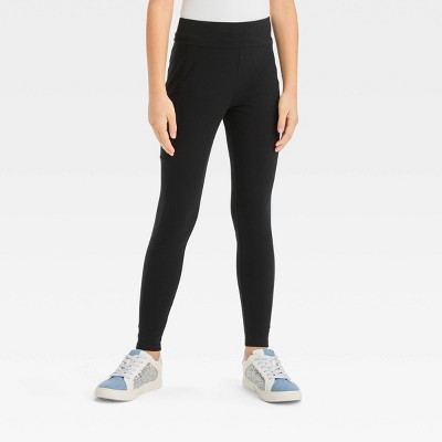 Girls' Capri Leggings - Cat & Jack™ Black L : Target