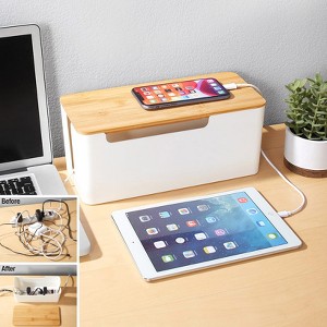 The Lakeside Collection Cable Management Box - 1 of 4