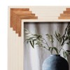 Sagebrook Home Rustic Wood & Resin Picture Frame Set - Glass Front - Decorative Home Decor for Living Room, Bedroom, Office - 8" Brown - 4 of 4
