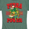 Women's - Teenage Mutant Ninja Turtles - Pizza Power Short Sleeve Graphic T-Shirt - 2 of 4