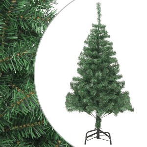 Aghana Digitals 7ft Indoor Green PVC Artificial Christmas Tree with 910 Branches, Steel Stand & - 1 of 4