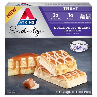 Atkins Endulge Dessert Bars - Dulce de Leche - 5ct