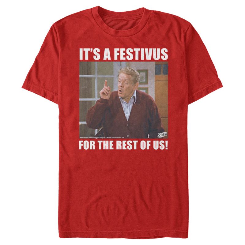 Men's Seinfeld Frank Costanza It's a Festivus for the Rest of Us T-Shirt, 1 of 6