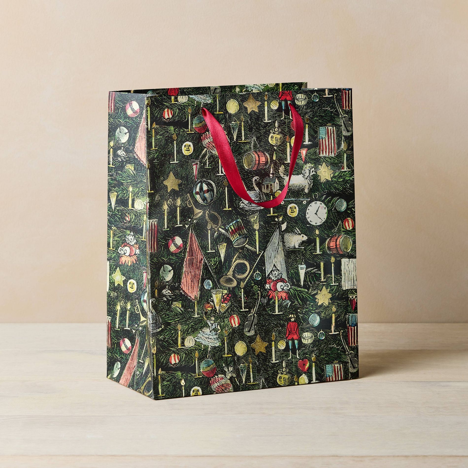 John Derian for Target Large Cub Christmas Gift Bag Toy