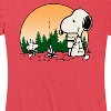 Women's - Peanuts - Campfire Snoopy and Woodstock Short Sleeve Graphic T-Shirt - 2 of 4