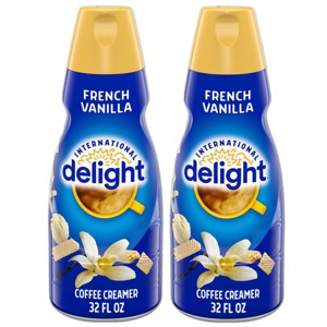 International Delight 2ct/32 fl oz Each French Vanilla Coffee Creamer - 1 of 4
