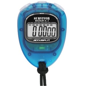 Accusplit Survivor 2 Professional Stopwatch with Magnum XL Display for Easy Readability | Cumulative Split timing with Split Release Action - 1 of 1