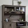 Sauder Aspen Post Large Office Hutch Pebble Pine - 2 of 4