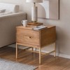 MH London Eden 22"  Nightstand Side Table Mango Wood & Iron - 2 of 4