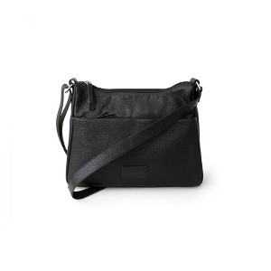 Club Rochelier Ladies Leather Medium Multi Zip Crossbody Bag - 1 of 4