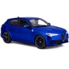 Alfa Romeo Stelvio Quadrifoglio Blue 1/24 Diecast Model Car by Bburago - 2 of 4
