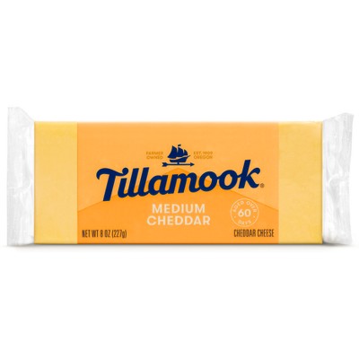 Tillamook Medium Cheddar Cheese Loaf - 8oz
