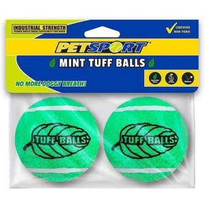 Petsport USA Tuff Mint Balls Dog Toy 2 Count - 1 of 3