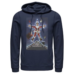 Men's National Lampoon's Christmas Vacation Electrified Poster Pull Over Hoodie - 1 of 4