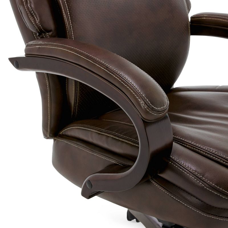 Hyland Bonded Leather & Wood Executive Office Chair - La-Z-Boy, 6 of 15