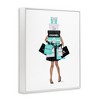 Stupell Industries Fashionista Woman Shopping Chic Glam Bags Black Framed Giclee Art - 3 of 4