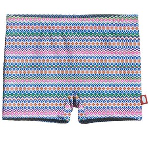 City Threads USA-Made Girls UPF 50+ Printed Swim Boy Shorts - 1 of 4
