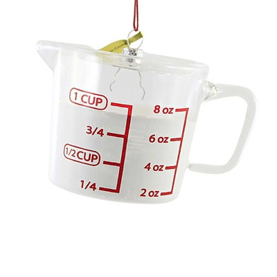 Holiday Ornament 3.0" Liquid Measuring Cup Ornament Kitchen  -  Tree Ornaments