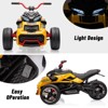 12V Kids Ride On ATV, 3 Wheeler Motorcycle, Rechargeable Battery-Powered ATV Toy Car with Music - 2 of 4
