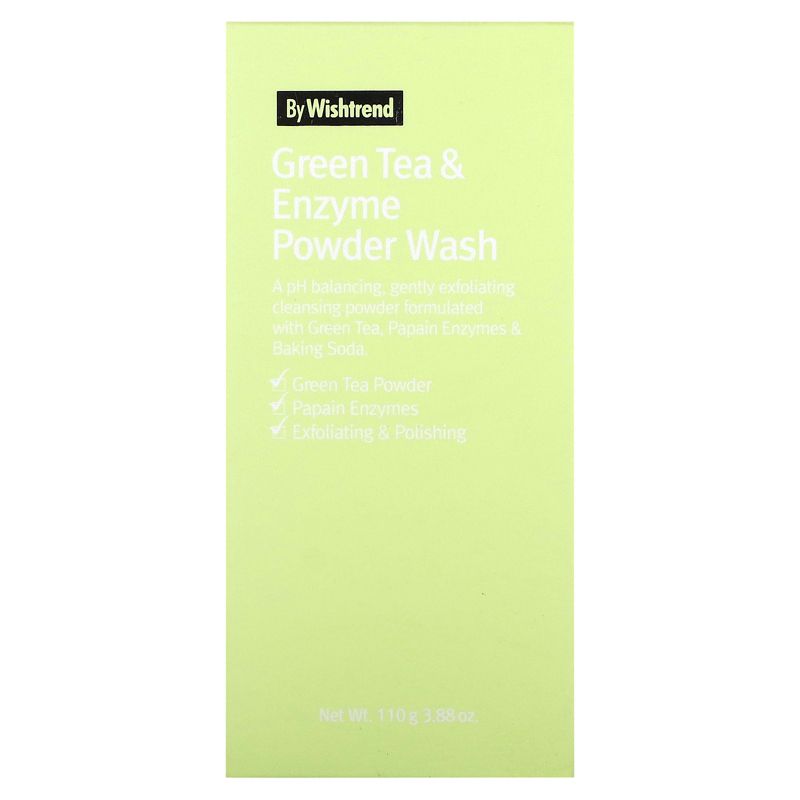 By Wishtrend Green Tea & Enzyme Powder Wash, 3.88 oz (110 g), 2 of 4