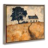 Stupell Industries Impressionist House on Hilltop Floating Frame Canvas Art - 2 of 4