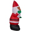 Gemmy Christmas Airblown Inflatable Santa, 3.5 ft Tall, Multi - 3 of 4