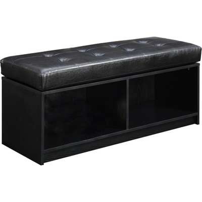 Broadmoor Storage Ottoman Black - Breighton Home