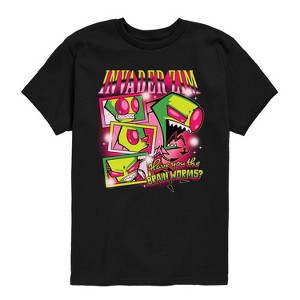 Boys' - Invader Zim - Have you the brain worms Short Sleeve Graphic T-Shirt - 1 of 4