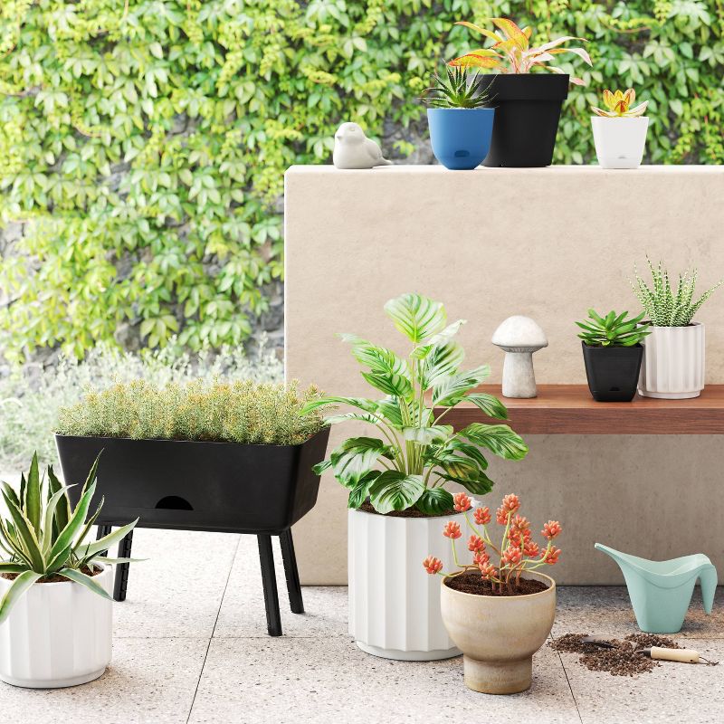  Square Indoor Outdoor Planter Pot 6"x6" - Room Essentials™, 3 of 6
