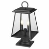 Z-Lite Broughton 2 - Light Lantern in  Black - 4 of 4
