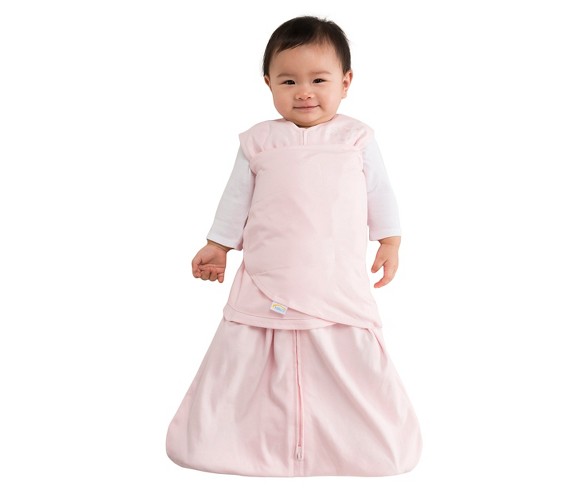 HALO&#174; Sleepsack&#174; 100% Cotton Swaddle - Soft Pink - S
