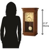 Howard Miller 625281 Westbrook Wall Clock 625281 Yorkshire Oak - 2 of 3