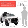 Coucheta Licensed Toyota Tundra Electric Car for Kids, 12V Ride-On Truck with Parent Remote Control, Spring Suspension & LED Lights - 2 of 4