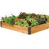 Gardener's Supply Company Cedar Raised Garden Bed | Weather Resistant Outdoor Planter Box For Plants, Herbs Flowers & Vegetables with Rust-proof - 2 of 2