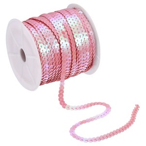 Unique Bargains DIY Crafts Clothing Sparkling Sewing Flat Sequin Strip Ribbon - 1 of 4