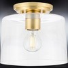 Urban Ambiance Luxury Traditional Ceiling Light 7.375''H x 8.625''W,  Satin Gold Finish,  Esperance Collection, UHP4160 - 4 of 4