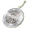 Gibson Rexford 11 Inch Ceramic Nonstick Aluminum Pancake Pan in Linen - 4 of 4