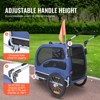 VEVOR Dog Bike Trailer, Supports up to 100 lbs, 2-in-1 Pet Stroller Cart Bicycle Carrier, Easy Folding Cart Frame with Quick Release Wheels - 4 of 4