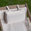 PAGED Folding Tanning Chairs Set of 2 Portable Lounge Chair Outdoor for Camping, Beach, Picnics, Patio, Pool - 3 of 4