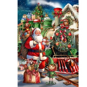 Briarwood Lane Christmas Garden Flag 12x18 For Outdoor Holiday Express For Christmas Garden Flag Flags For Outside - 1 of 4
