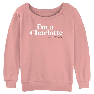 Junior's Women Sex and the City I'm a Charlotte Text Sweatshirt - 1 of 3