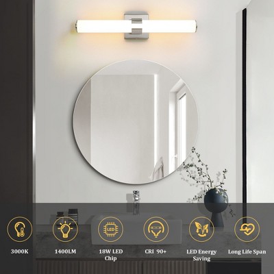 KAISITE Minimalist LED Wall Sconce Metal Frosted Acrylic Fixture