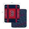 MLB Boston Red Sox Reverse Block Double Sided Ultra Cozy Blanket - 3 of 3