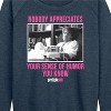 Women's - Pretty in Pink - Duckie and Blane Lightweight French Terry Wide Neck Long Sleeve Shirt - 2 of 4
