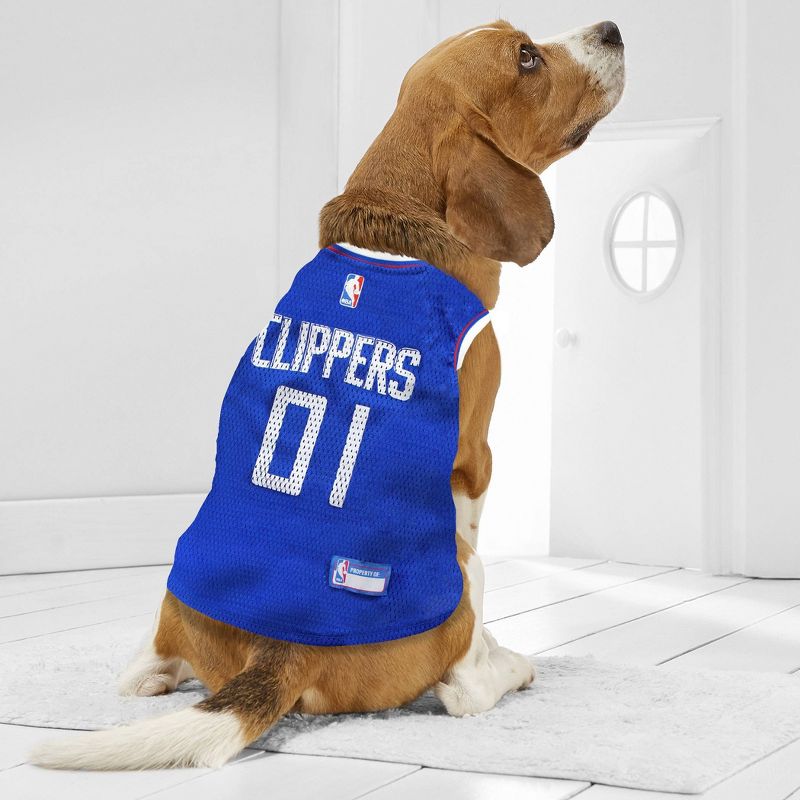 NBA Los Angeles Clippers Pets Basketball Mesh Jersey, 3 of 5