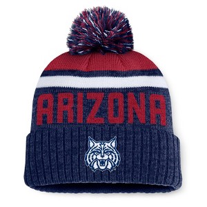 NCAA Arizona Wildcats Humid Knit Cuffed Pom Beanie: Midweight Acrylic, Tagless Design - 1 of 3