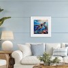 Stupell Industries Rainbow Sea Turtle & Bubbles Framed Print Under Glass Art, White, 16" x 16" - 3 of 4