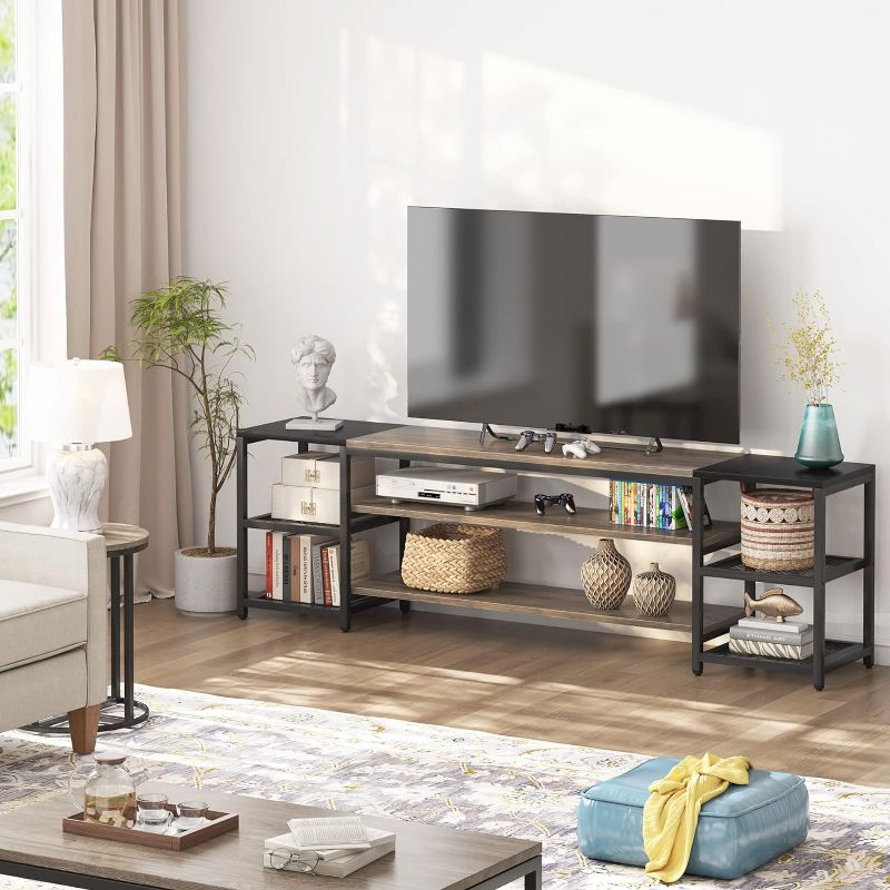 Tribesigns 78-Inch TV Stand for TVs up to 85-Inch, 5 of 10