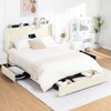 COMHOMA Metal Platform Bed Frame with Headboard,  3 Storage Drawers, Type-C&USB Ports - 2 of 4
