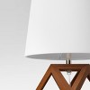 Geometric Wood Figural Accent Lamp Brown - Threshold™ - image 4 of 4